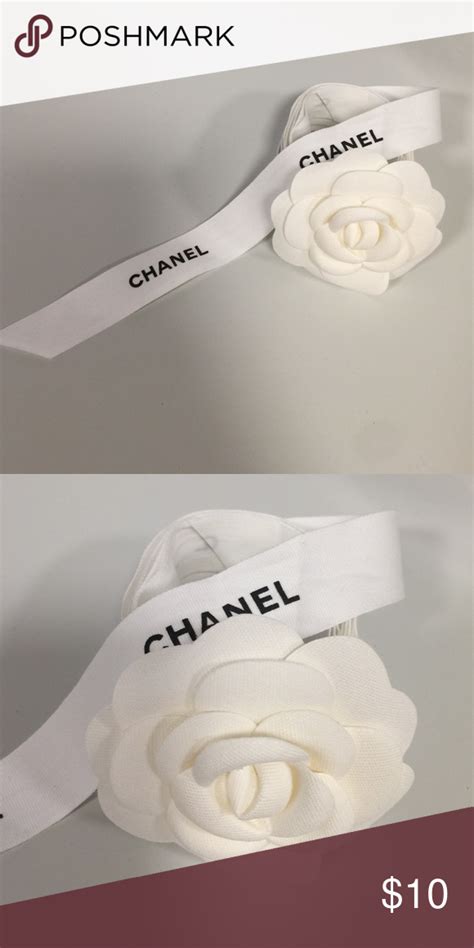 chanel white ribbon|Chanel ribbon for sale.